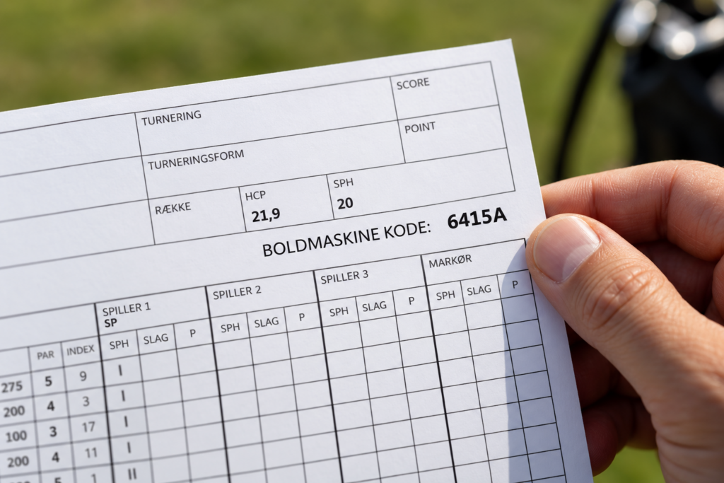 Nieuw: Code op scorekaart voor betalende gasten